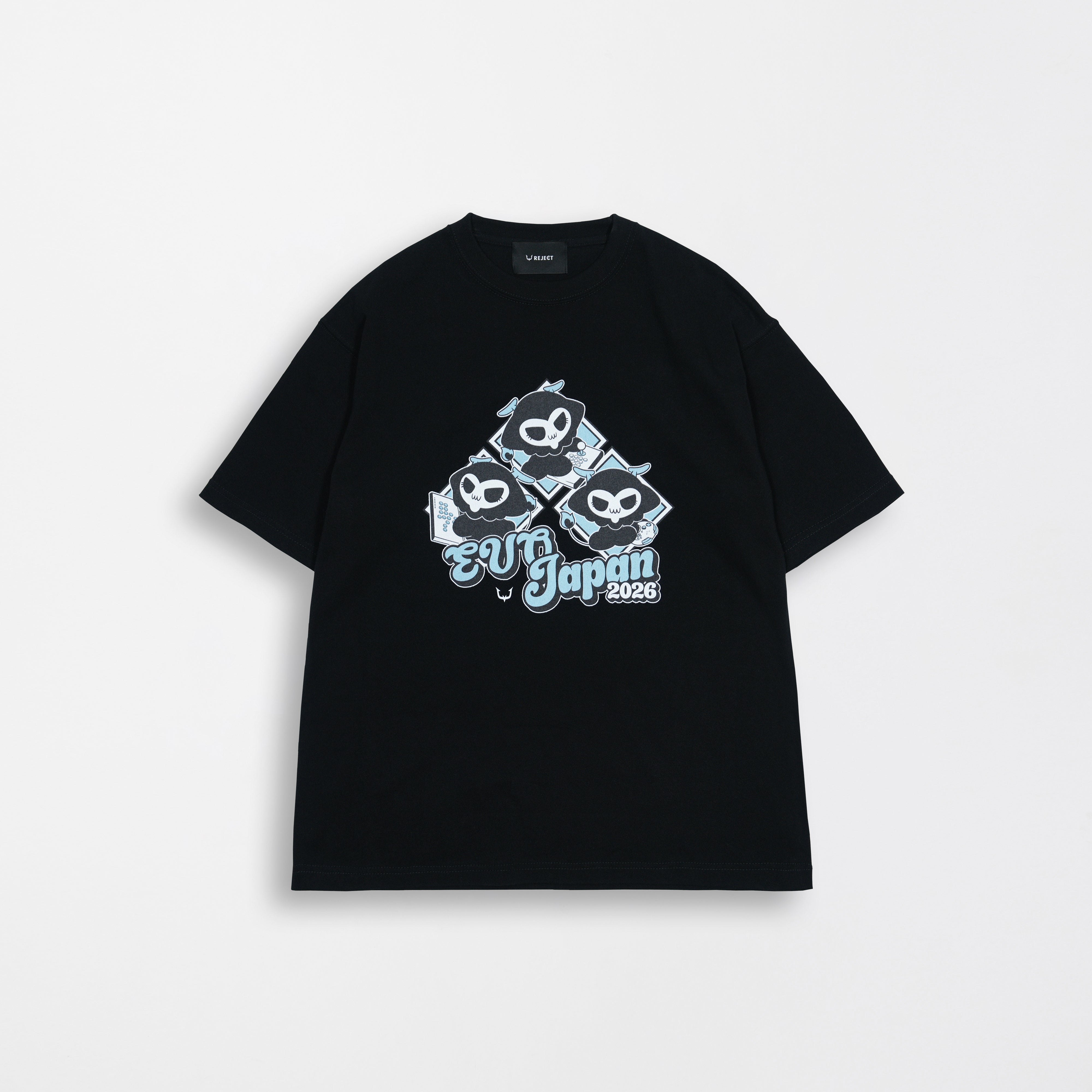 EVO x REJECT [JEJE'S PLAYSTYLE] TEE BLACK