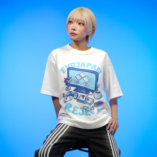 EVO x REJECT [JEJE’S PLAYTIME] TEE WHITE