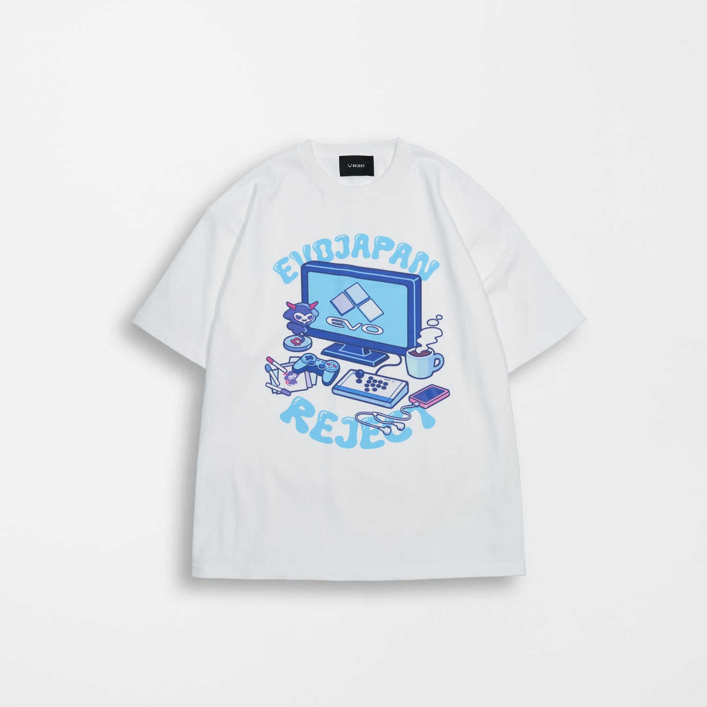 EVO x REJECT [JEJE’S PLAYTIME] TEE WHITE