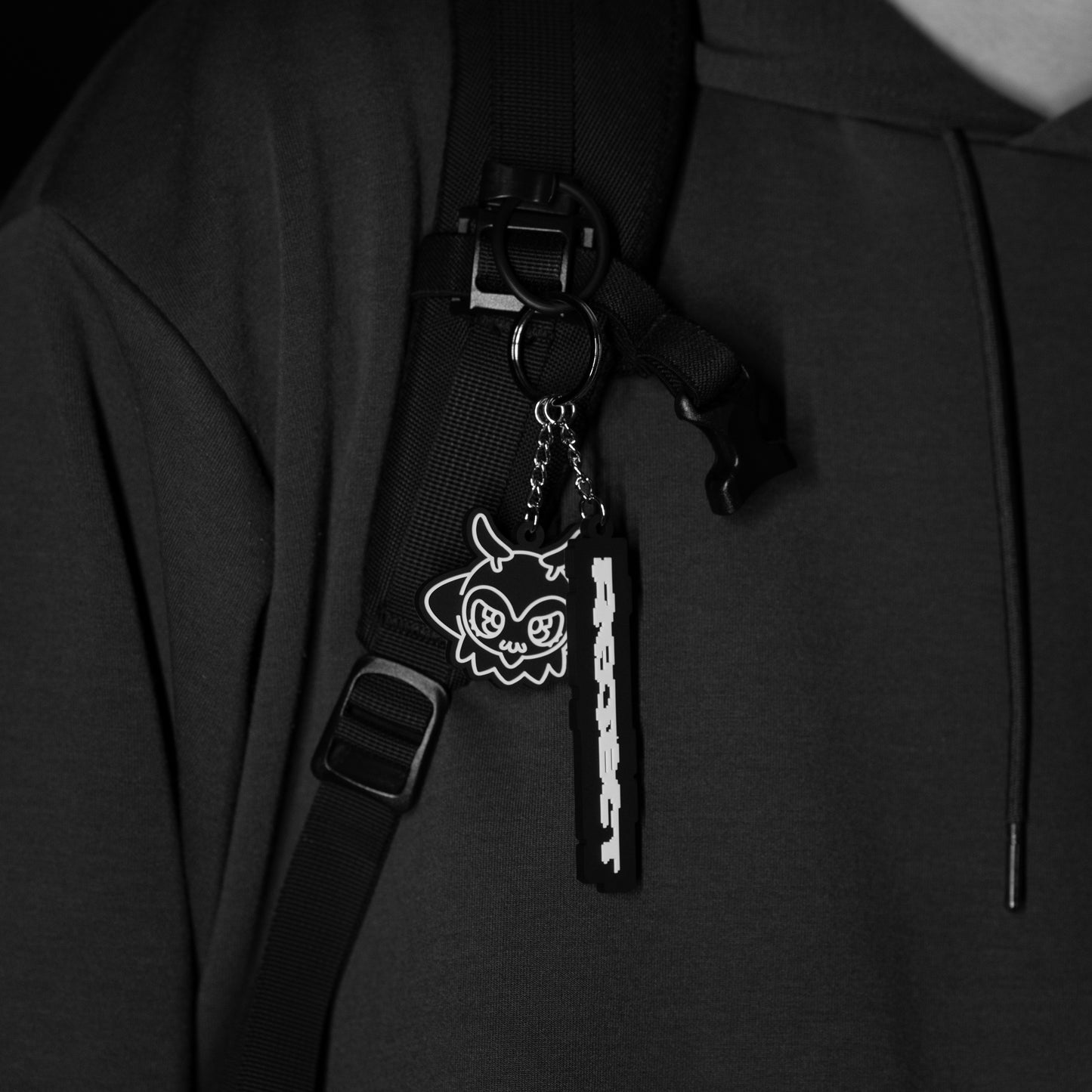 REJECT STANDARD RUBBER KEY CHAIN