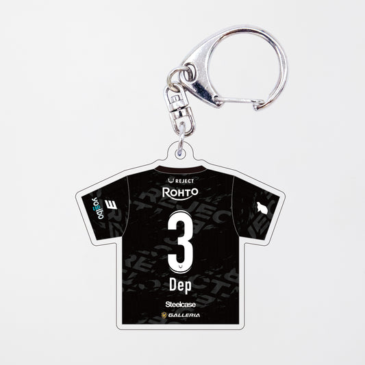 REJECT VLR 2026 ROSTER UNIFORM ACRYLIC KEY HOLDER