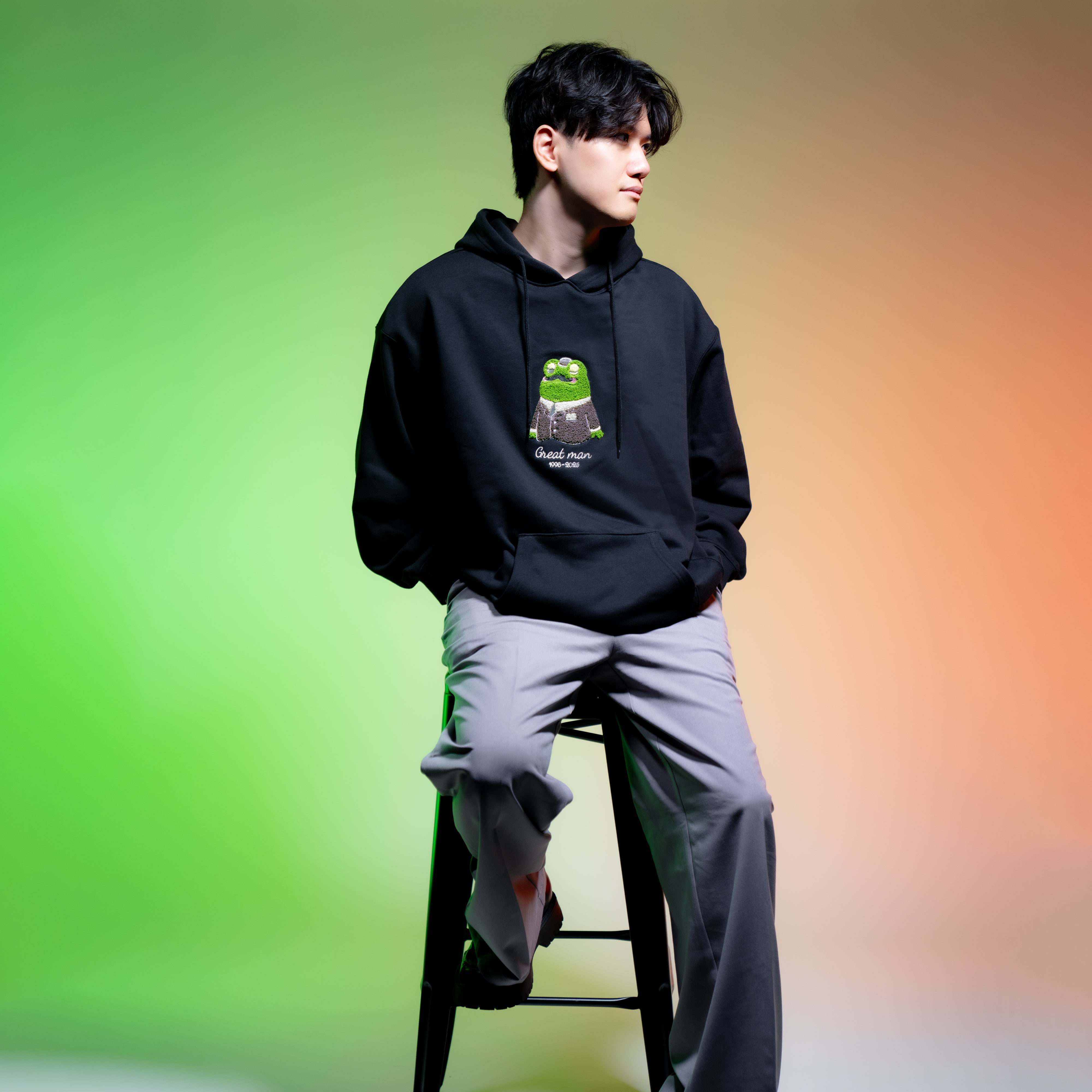 受注販売】Zerost Frog GREAT HOODIE ASH – REJECT