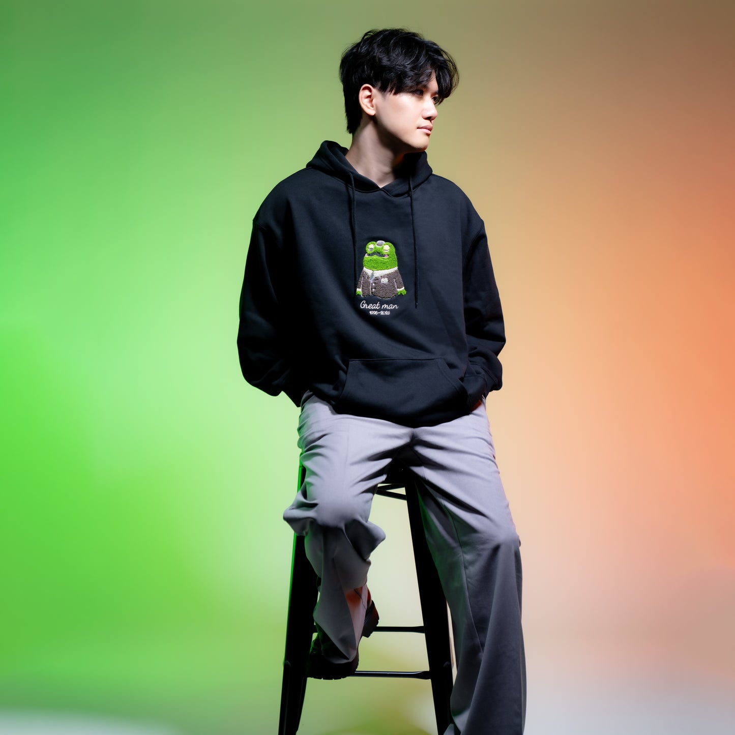 【受注販売】Zerost Frog GREAT HOODIE ASH